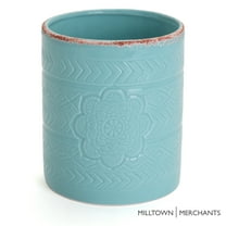 Milltown Merchants Ceramic Utensil Holder - Turquoise