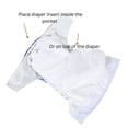 thumbnail image 4 of KaWaii Baby Teen/Adult/Senior Snap Closure Reusable Cloth Diaper Incontinence + 1 XL Insert - Yellow, 4 of 7