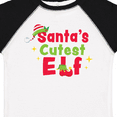 thumbnail image 4 of Inktastic Christmas Santa's Cutest Elf Boys or Girls Toddler T-Shirt, 4 of 5