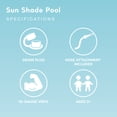 thumbnail image 5 of Intex 5ft x 48in Inflatable Ocean Scene Sun Shade Kids Pool With Canopy, 5 of 11