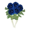 thumbnail image 1 of 5 centros de mesa de flores artificiales para San Valentín, decoración para el hogar. Azul, 1 of 9