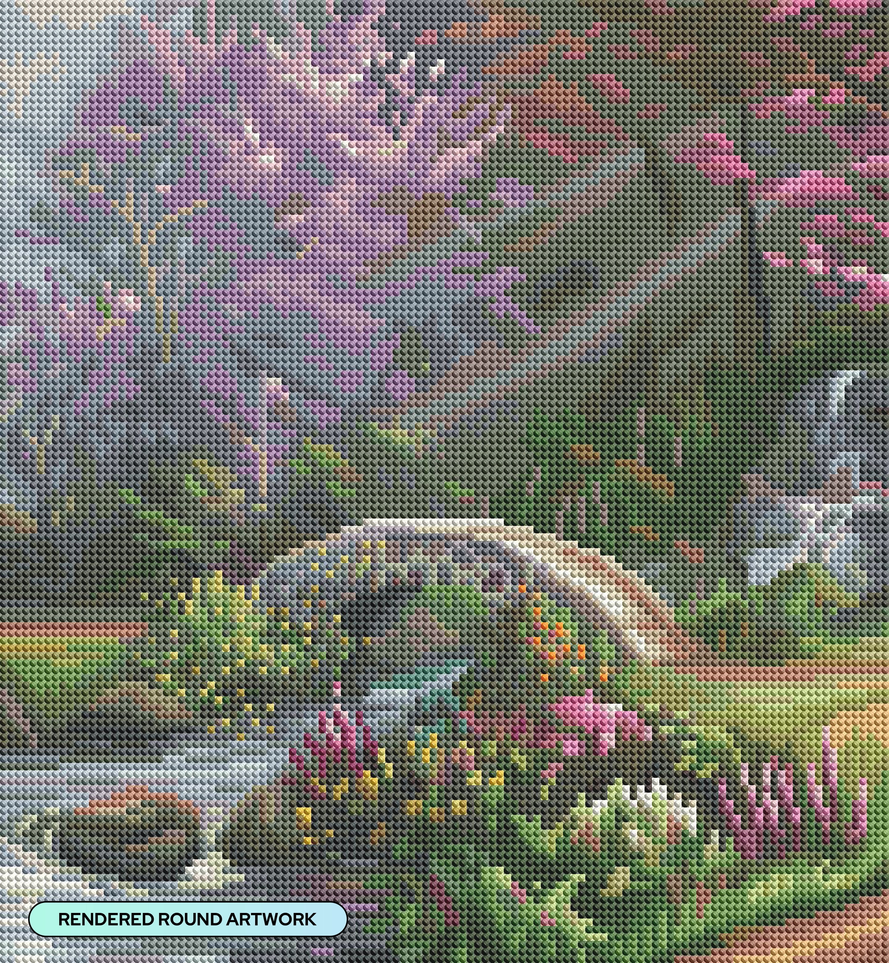 DIAMOND ART CLUB® Reflections of Faith Diamond Painting Kit, Fun