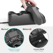 Charging Station Replacement for PlayStation 4 Dualsh,PS4 Controller Charger Dock Station, OIVO 1.8Hrs PS4 Controller Charging Dock