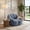 Light Blue, variant on Howcool Bean Bag Chair with Filler, Memory Foam Tufted Fluffy Lazy Sofa for Living Room Dorm Apartment