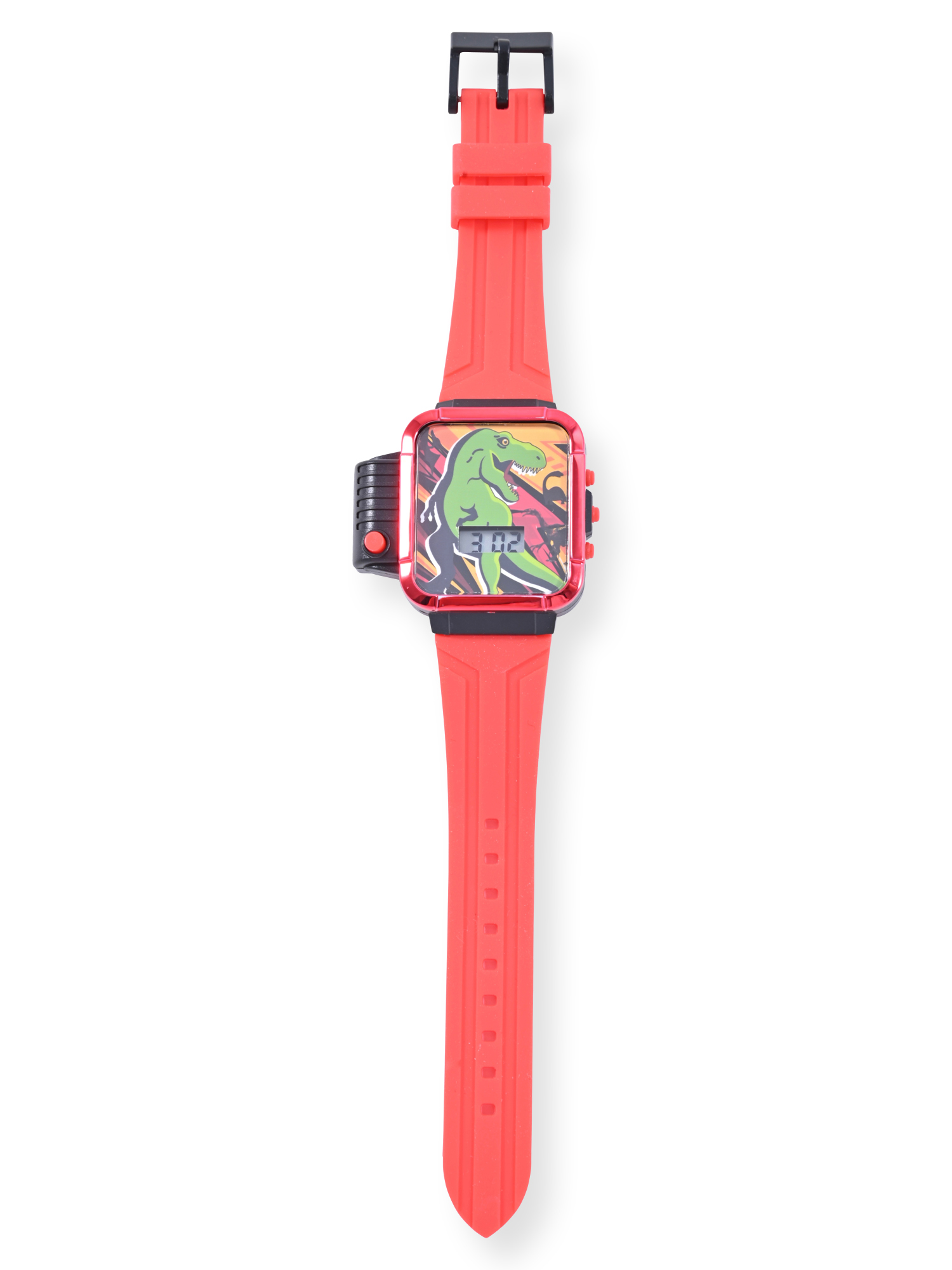 Wonder Nation Dino Flashlight LCD Watch in Red photo 3