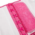 thumbnail image 4 of Womens Corset Top Bustier Overbust Boned Push up Brocade Classic Floral Plus Size Rose XXS, 4 of 6