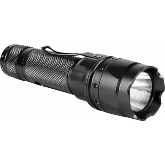 AIM Sports 180-Lumen Flashlight with Offset Mount, Black