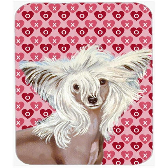 Chinese Crested Hearts Love And Valentines Day Mouse Pad, Hot Pad or Trivet