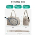 thumbnail image 5 of Bolsa deportiva BAGSMART para tenis para mujer con compartimento para zapatos, color negro, 5 of 5