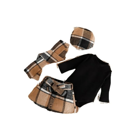 

Casual Plaid Print Round Neck Long Sleeve Multicolor Baby Sets (Baby s)