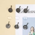thumbnail image 2 of U8MO 10 Sets Bronze Brass Leverback Earwire Earring Setting Bezel & 18mm Glass Covers, 2 of 8