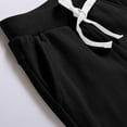thumbnail image 6 of ITSAME Shorts for Boys, Cotton Elastic Waist Basketball Print Kids Athletic Casual Shorts with Pockets Black 1-2T, 6 of 7