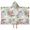 Pioneer Flower Floral-1, variant on Pioneer Flower Floral Print Pattern Hooded Bath Towel,50"x30" for Ages 3 To 12 Kids, Quick Dry Lightweight Soft Microfiber Hood Beach Towel Cover Up for Kids