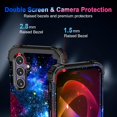 thumbnail image 4 of Casetego for Samsung Galaxy S23 FE 5G Case,Glow in The Dark Heavy Duty Shockproof Full Body Protection Hard Plastic Bumper+Soft Silicone Protective Phone Case,Blue, 4 of 8