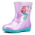 thumbnail image 1 of Bota De Lluvia Disney Princesa Ariel Sirenita Flounder lila 13, 1 of 5