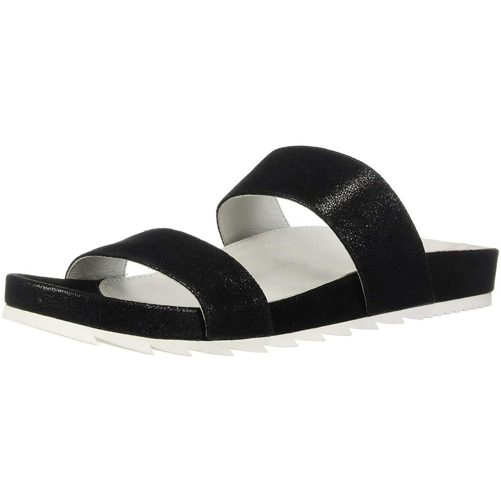 J/Slides - Womens Edie Open Toe Casual Slide Sandals - Walmart.com - Walmart.com