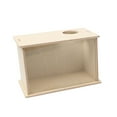 thumbnail image 4 of lionlar Hamster Digging Box Hamster Sand Bath Box Bed Visible Playing Hideout Rest Hutch 25cmx15cmx15cm, 4 of 9