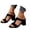 A-Red195, variant on Womens Heel Slide Open Toe T Cutout Slip On Suede Block Heel Sandals Sleek Chic Elegant Summer Event Vacation Sandals For Ladies