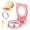 PINK, variant on Uncrustable Sandwich Maker,Sandwiches Pocket Circle Shape 3.7Inch Sandwich Cutter and Sealer,Sandwich Cutter for Kids Breakfast and lunchboxes (PINK)