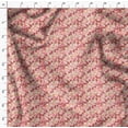 thumbnail image 4 of Soimoi Lightweight Cotton Voile Fabric, Orange- Floral Print, Unstitched Material- 42 Inch Width, Ideal For Making Summer Dresses, Blouses, Scarves, Sheer Curtains, Garment Linings, 1 Yard, 4 of 6