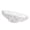 B, variant on Tibvox Clear Oval Serving Bowl for Fruit Bread Candy Dessert Elegant Display Tray