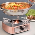 thumbnail image 4 of Mini estufa de alcohol, quemador de horno, ligero, resistente al viento, equipo de cocina para oro rosa, 4 of 6
