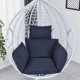 thumbnail image 1 of Cojín de columpio de huevo para silla, hamaca colgante, almohadilla de cesta colgante para interior, exterior, jardín, patio, sin silla, decoración del hogar Fivean unisex, 1 of 2