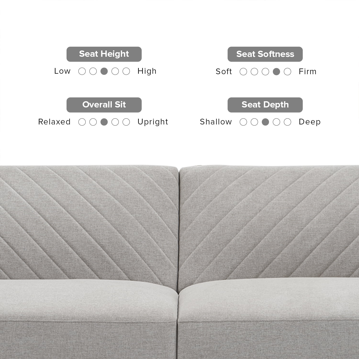 Fold Out Double Foam Sofa Bed Chloe Natural Baci Living Room