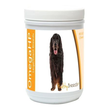 UPC: 0840235108801 | Healthy Breeds Gordon Setter Omega HP Fatty Acid Skin and Coat Support Soft Chews