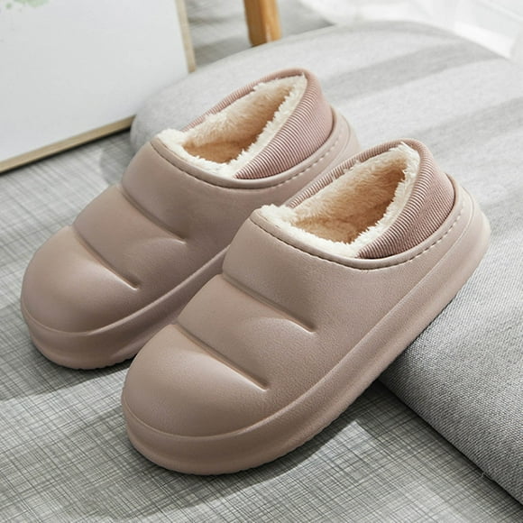 TIMIFIS Mens Slippers, Carpet House Slippers for Men, Mens Gifts, Slip On Pantuflas for Men, Indoor Outdoor House Shoes Merry Christmas