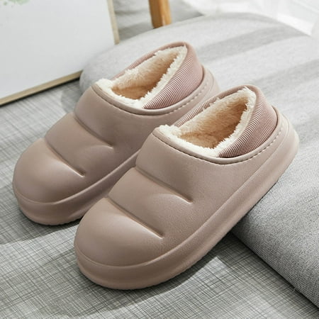 

Xiaoffenn Men S Slippers With Arch Support Cotton Slippers Cute Men S Casual Winter Solid Ankle Short Bootie Waterproof Footwear Warm Shoes Men S Slippers Ugg