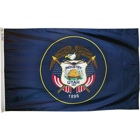 Utah - 2'X3' Nylon Flag