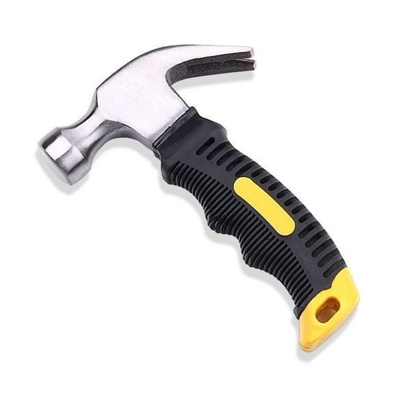 BTOER Mini Claw Hammer Carpenter Hammer Plastic Handle Small Hammer Decoration Tools