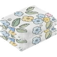 thumbnail image 2 of Dreamtimes Watercolor Little Floral Wildflower Cotton Towels Set 2 Pcs Absorbent Hand Towel Face Towels Kitchen Towels Bath Towels for Bathroom Laundry Room Kitchen 16 x 28 Inches, 2 of 7