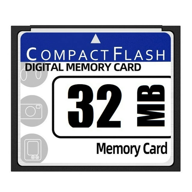 Carte Mémoire CompactFlash 32 Mo pour Appareil Photo, Machine Publicitaire, Carte d'Ordinateur Industriel