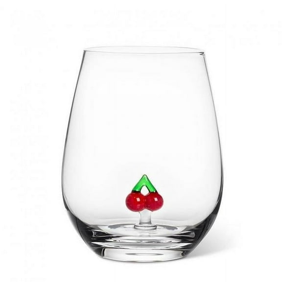 MDR Trading Inc. AB-27-VINO-426 Cherries Stemless Wine Glass