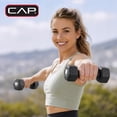 thumbnail image 6 of CAP, 3lb Neoprene Dumbbell, Black, Single, 6 of 8