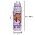 thumbnail image 4 of 700 Ml Capybara Con Botella Paja Y () Morado, 4 of 4