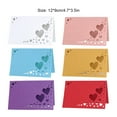 thumbnail image 1 of VONKY 1/2/3/5 50pcs Paper Lasting Impression With Heart Hollowed Table Namecards Durable Wedding Name Cards white 1 Pc, 1 of 6