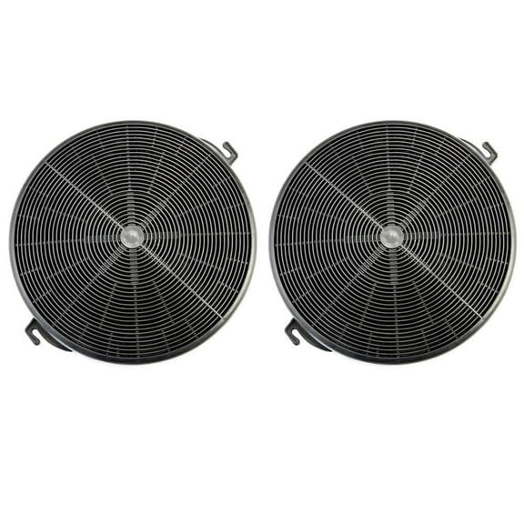 Island Range Hood Charcoal/Carbon Filters for Ductless Installation and Replacement (Set of 2-Piece)