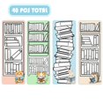 thumbnail image 2 of Marcapáginas para seguimiento de lectura Besttile, 40 piezas, 18 x 6 cm, 2 of 5