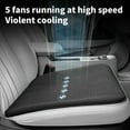 thumbnail image 4 of BallsFHK Breathable Car Ventilated Seat Cushion, Soft Ventilated Car Seat Cushion, Comfortable And Cool Seat For Car, Home Use, Universal Fit With5 Fans 3-speed Adjustme, 4 of 5