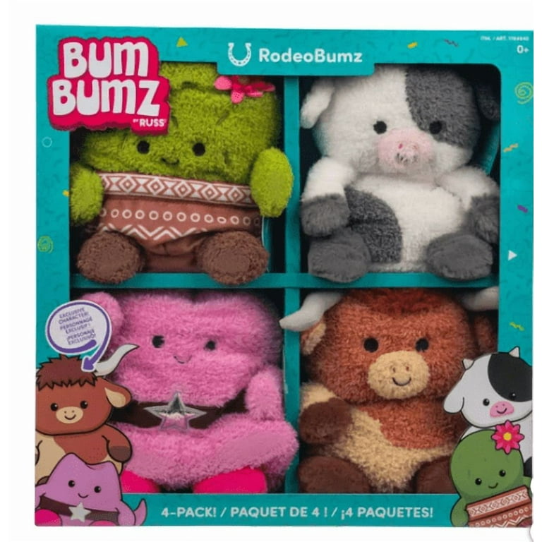 BumBumz 7.5-inch Plush Rodeobumz, Conrad, Colleen, Heather