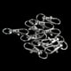 thumbnail image 4 of 50 Piezas de Broche de Metal Giratorio de Clips de Langosta para DIY de Bolsas Plateado, 4 of 5