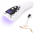 thumbnail image 1 of Lámpara UV para uñas, lámpara LED UV portátil para uñas con temporizador, pantalla LCD y temporizador de 60/90 segundos, secador de esmalte de uñas recargable por USB de 5 W., 1 of 5