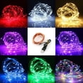 thumbnail image 1 of Guirnalda de luces LED de alambre de cobre micro con enchufe USB, 10 m, 100 LED, resistente al agua, para interiores y exteriores, hogar, fiestas, Navidad, decoración, multicolor, 1 of 8