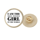 thumbnail image 1 of Broche de Oro Metálico Circular Unbranded para Chica, 1 of 3