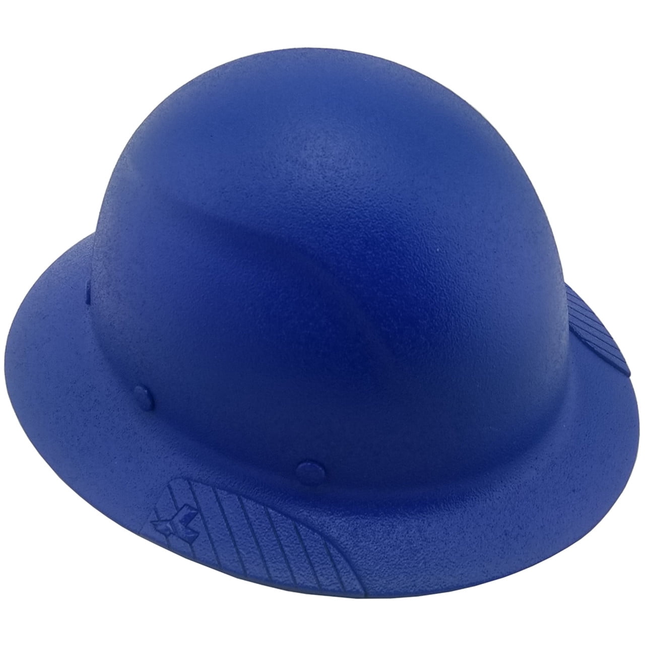 DAX Fiberglass Composite Hard Hat - Full Brim Textured Blue with Tote