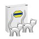 thumbnail image 3 of 2 soportes creativos para anillos con forma de gato, para anillos, pendientes y regalos para mujeres y niñas., 3 of 7