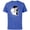 Royal Heather, variant on Star Wars Princess Leia Ready to Fight - Short Sleeve Cotton T-Shirt for Adults - Customized-Black